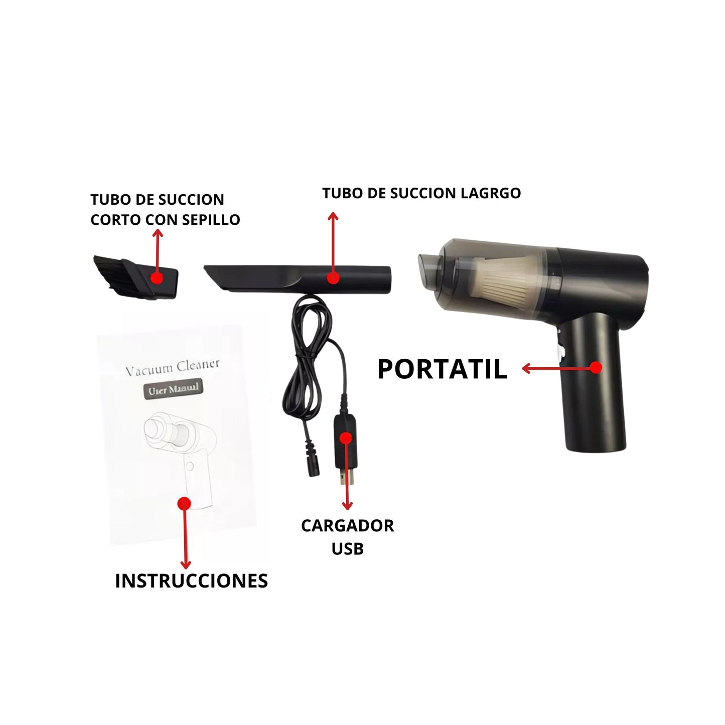 Aspiradora Portatil Recargable